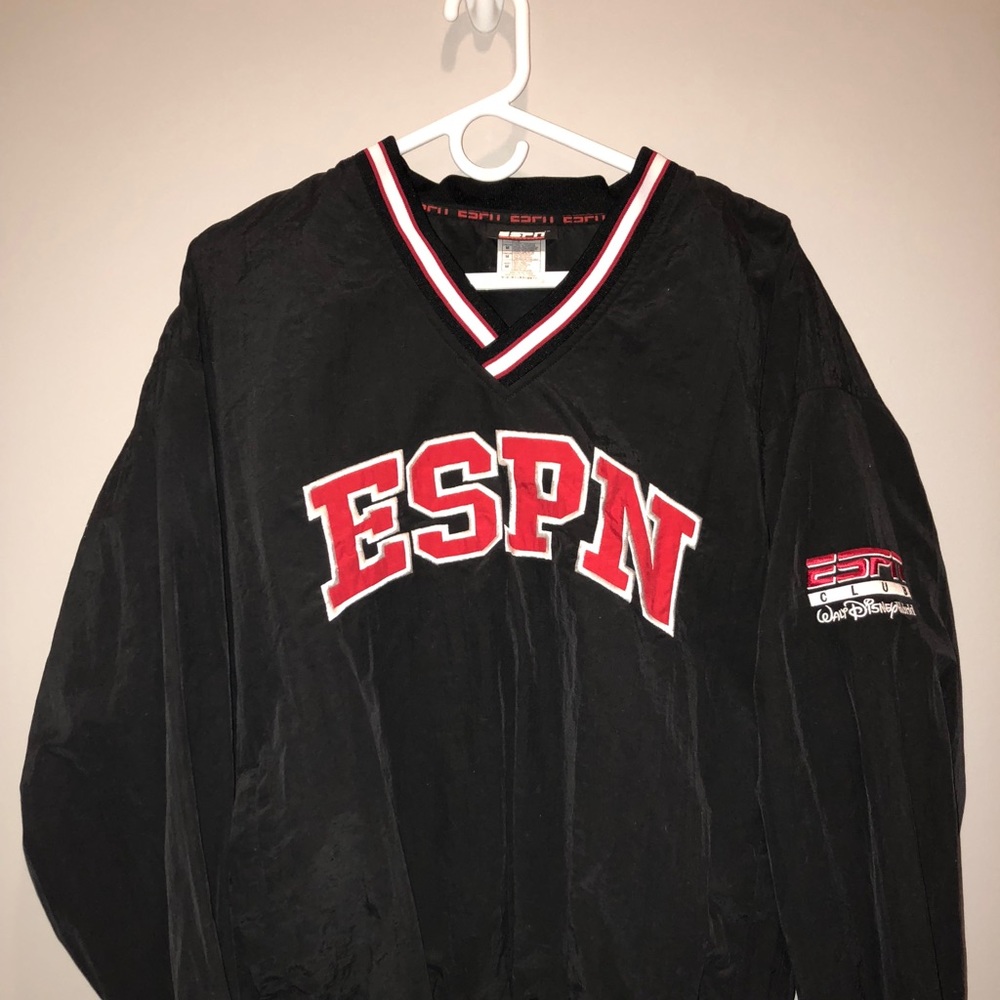 ❗️ESPN Walt Disney black pull over sz mens medium